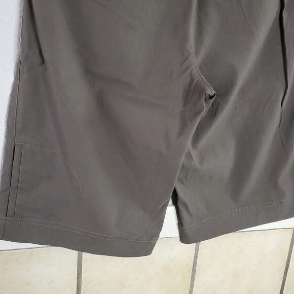 Athleta Brown ripstop nylon med thigh shorts Hiling Outdoor Casual - Picture 5 of 8